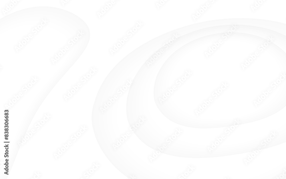 Aufkleber minimalistic white background with soft, flowing wave patterns, ideal for a clean and modern design 