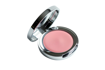 High-quality pink blush in a sleek, reflective compact. Perfect for adding a natural tint to your cheeks. Ideal for makeup enthusiasts.