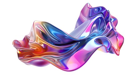 Obraz premium Vibrant abstract fluid art with flowing colors. Modern, colorful, and dynamic design ideal for contemporary decor and digital media.
