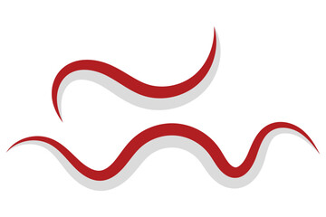 various Indonesia flag ribbon collection