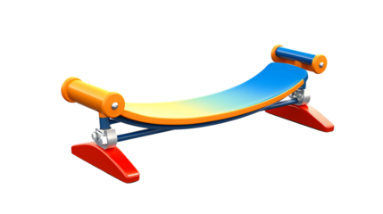  image of a seesaw, isolated on a white background.