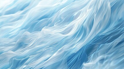 Obraz premium Blue and White Waves in the Water