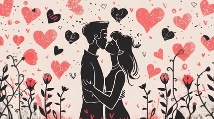 Fototapeta premium lover valentine