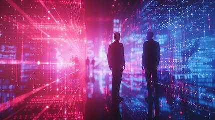 Business leadership in a casual setting