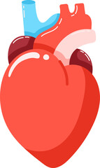 Human Heart Hand Drawn Vector Illustration