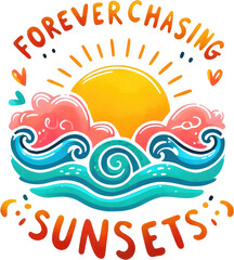 Watercolor Summer Clipart PNG with Funny Quotes: Tropical Beach Vacation Art. Summer Watercolor Clipart: Funny Quotes and Tropical Holiday Illustrations in PNG: Beach Vacation with Humorous Quotes.
