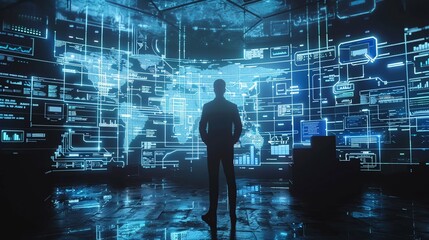 Business presentation using holograms