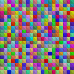 Colorful geometric
background. Mosaic tiles. Vector illustration. 