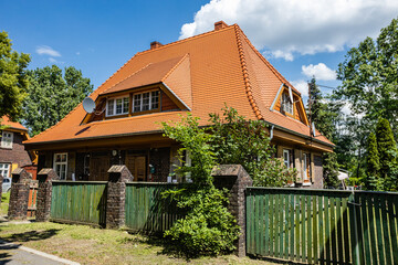 Kolonia domów inżynierskich proj. Hans Poelzig - pojedynczy dom © fotozen