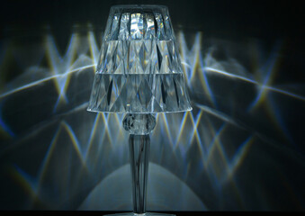 graficzny wzór ze światła lampy, graphic pattern made of lamp light,  lamp light reflections,...