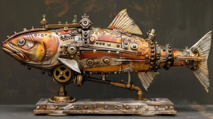 Fototapeta premium Steampunk Tarpon