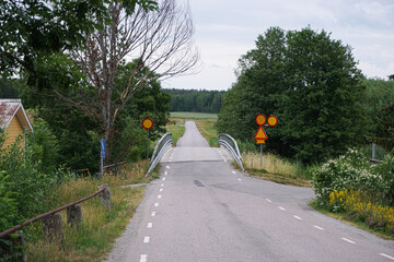 Fototapeta premium View of a road during summer