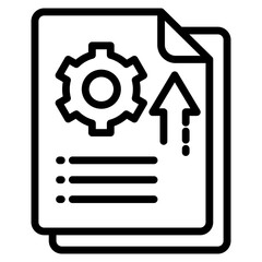 Fototapeta premium Project Management Icon