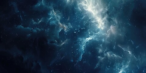 Obraz premium Colorful Galactic Cloud Formation