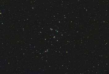 Fototapeta premium Messier 44 oder Praesepe ist ein offener Sternhaufen. Dieser Sternhaufen ist nach den Plejaden der zweithellste Sternhaufen des Messier-Katalogs.
