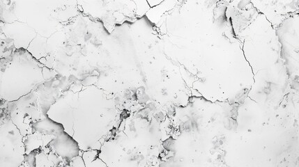 Obraz premium Close up view of white grunge background. White colored wall texture