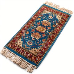 Stylish Area Rug with Intricate Design on White Background