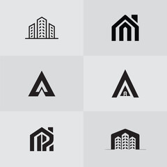 Property logo, real estate logo design