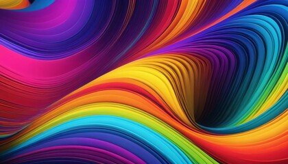 Obraz premium Colorful abstract simulated annealing style