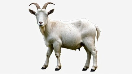 close up of a goat