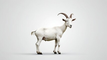 mountain goat on the ground