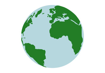 Planeta tierra en fondo blanco. © Gabrieuskal