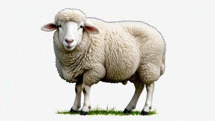 Fototapeta premium sheep with horns