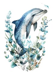 dolphin in the water