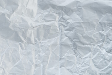 Obraz premium Flat crumpled white paper background