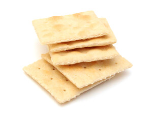 Cracker isolated on white background