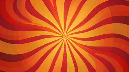 Orange and red retro groovy background presentation design
