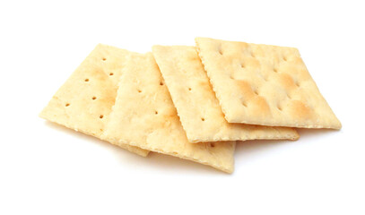 Cracker isolated on white background