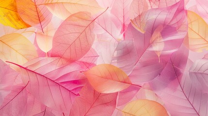 Obraz premium Autumn background watercolor leaves in red yellow and white abstract minimal outline design 