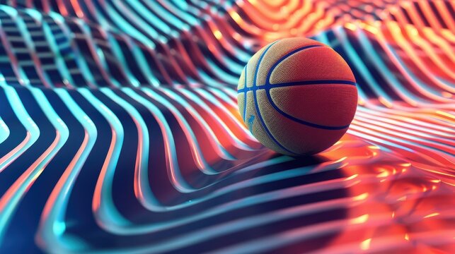 A Basketballs Swirling Journey