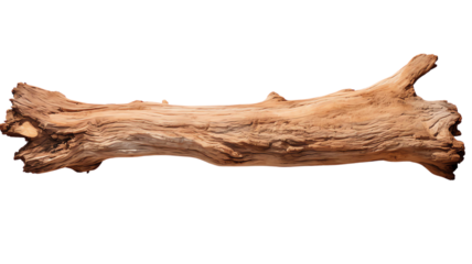 A high-resolution image of a weathered wooden log, perfect for nature, woodworking, and rustic decor themes.