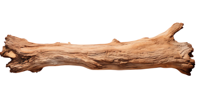 A high-resolution image of a weathered wooden log, perfect for nature, woodworking, and rustic decor themes.
