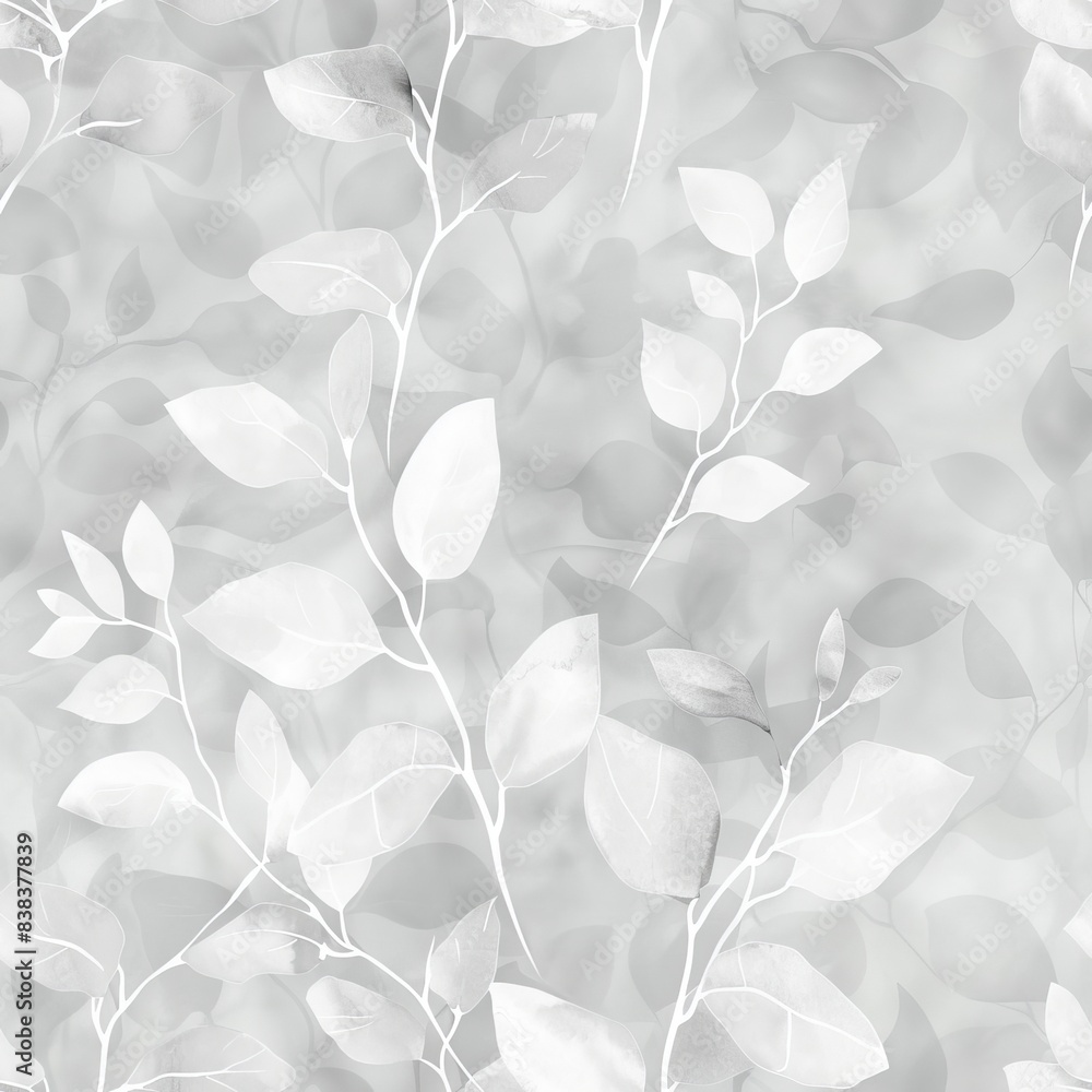 Poster whimsical floral pattern for spring designs generative ai