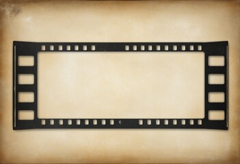 Obraz premium grunge film strip background, illustration wall paper
