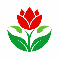 Florist logo icon vector art silhouette illustration