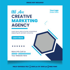 Digital Marketing Social Media Post Template
