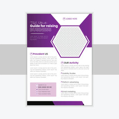 Corporate Flyer Design, Guide for raising Business Tamplate