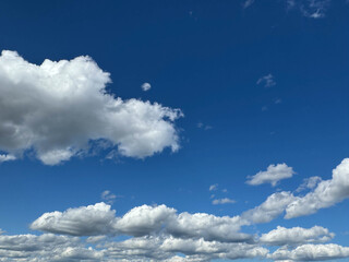 blue sky with clouds background