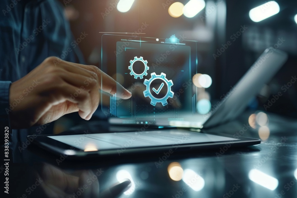 Aufkleber digital business solution concept generative ai