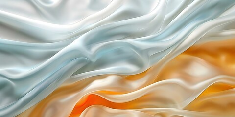 Obraz premium Chic satin silk cloth product display with elegant fashion design aesthetics. Concept Fashion Displays, Silk Products, Chic Designs, Elegant Aesthetics, Stylish Looks