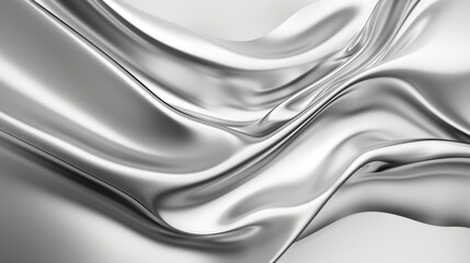 Modern Silver Background for Creative Projects Generative AI