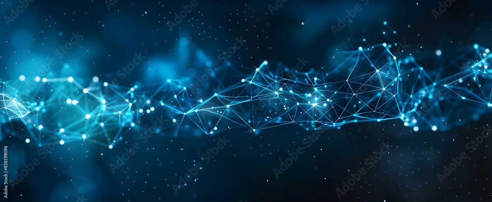 Poster abstract digital background connection with lines