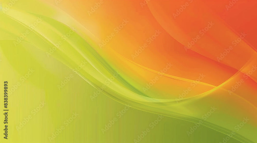 Canvas Prints orange and lime green gradient background. powerpoint and business background