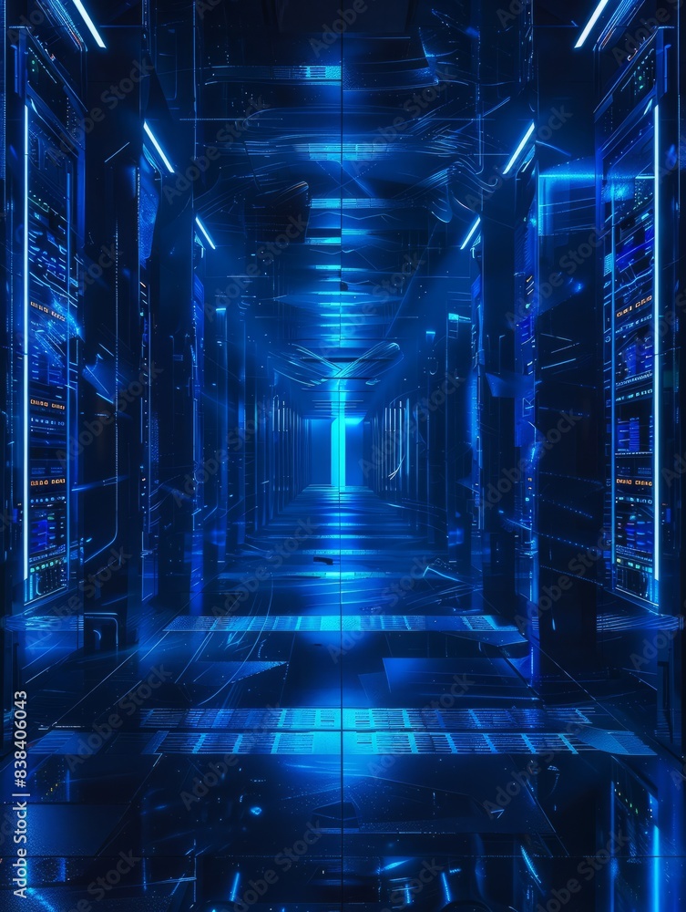 Poster new future technology, futuristic environments, cyber space. science, development background. huge s