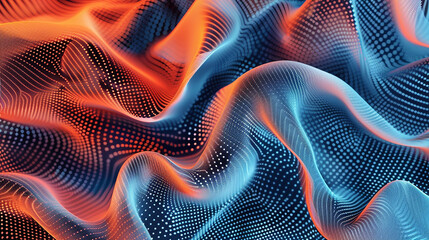 Naklejka premium abstract background with waves