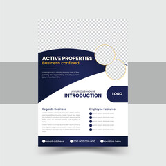 Corporate Flyer Design, and Active Properties Business Confined